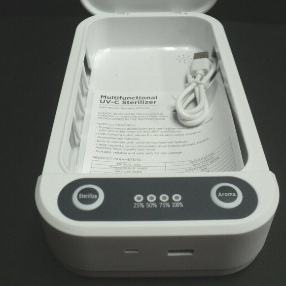 NEW Multifunctional UV-C Cell Phone & Keys Sterilizer With Aromatherapy Diffuser - Picture 2 of 3